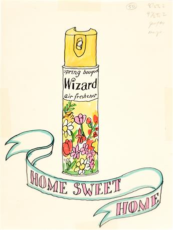 TOMI UNGERER (1931-2019) Wizard Air Freshener. [ADVERTISING]